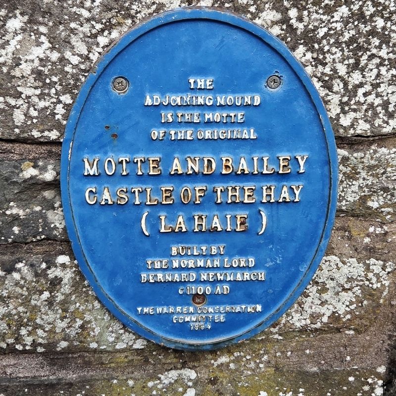 Hay Motte Marker. Click for full size. Hay Motte Marker image. Click for full size.