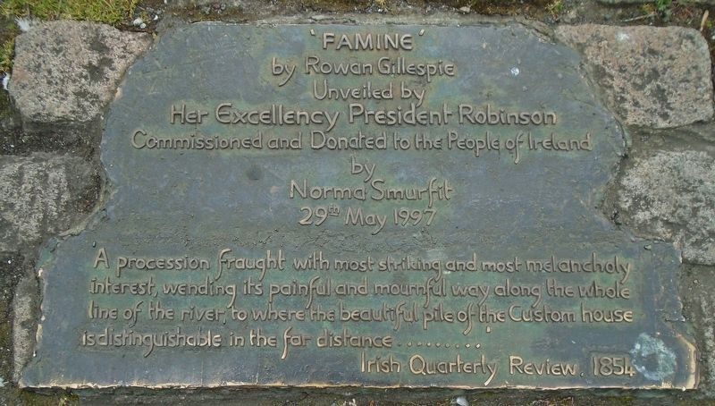 "Famine" Dedication Marker image. Click for full size.