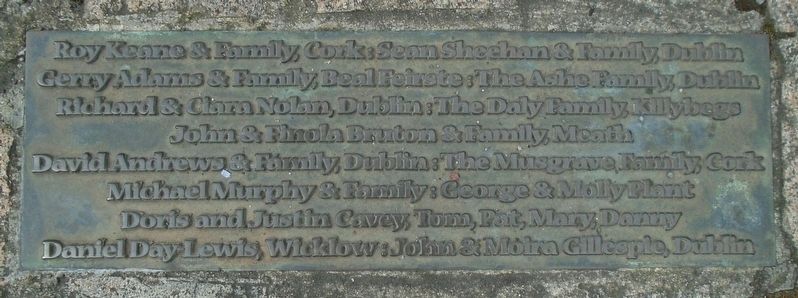"Famine" Memorial Donor Marker image. Click for full size.