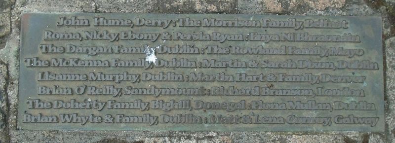"Famine" Memorial Donor Marker image. Click for full size.