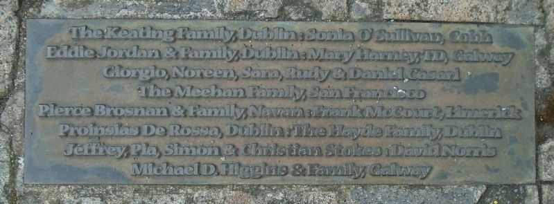 "Famine" Memorial Donor Marker image. Click for full size.