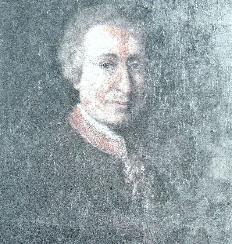 Marker detail: Michel Chartier de Lotbinière, c.1775. Click for full size. Marker detail: Michel Chartier de Lotbinière, c.1775 image. Click for full size.