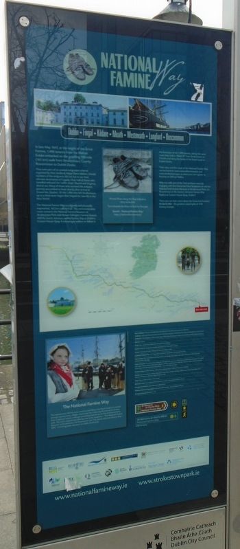 National Famine Way Marker. Click for full size. National Famine Way Marker image. Click for full size.