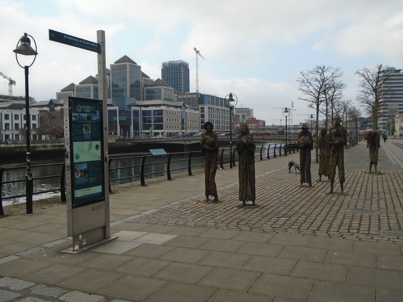 National Famine Way Marker at the Famine Memorial. Click for full size. National Famine Way Marker at the Famine Memorial image. Click for full size.