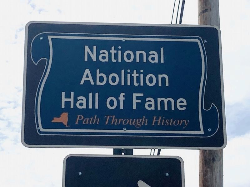National Abolition Hall of Fame. Click for full size. National Abolition Hall of Fame image. Click for full size.
