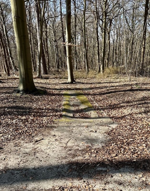V1 launch site concrete pad image. Click for full size.