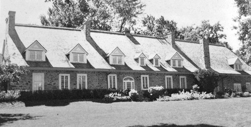 Marker detail: Trois parties de la maison Trestler<br>Three parts of the Trestler house. Click for full size. Marker detail: Trois parties de la maison Trestler<br>Three parts of the Trestler house image. Click for full size.