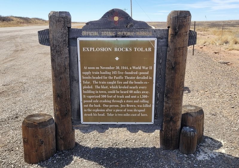 Explosion Rocks Tolar Marker. Click for full size. Explosion Rocks Tolar Marker image. Click for full size.