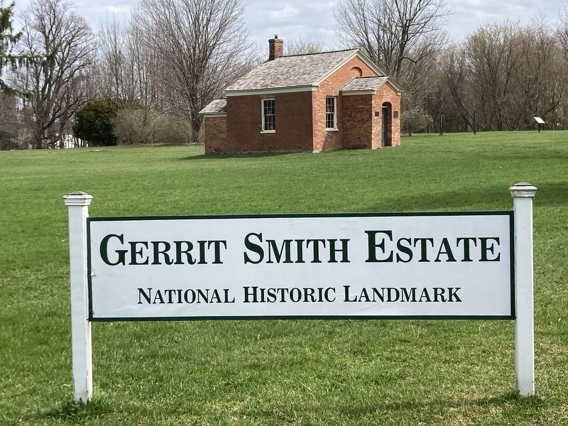 Gerrit Smith Estate Marker image. Click for full size.