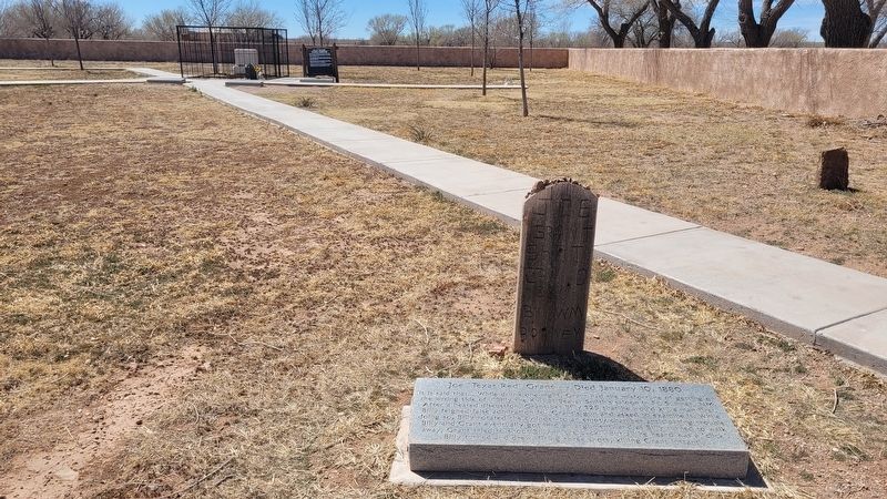 The view of the Joe "Texas Red" Grant Marker in the cemetery. Click for full size. The view of the Joe "Texas Red" Grant Marker in the cemetery image. Click for full size.