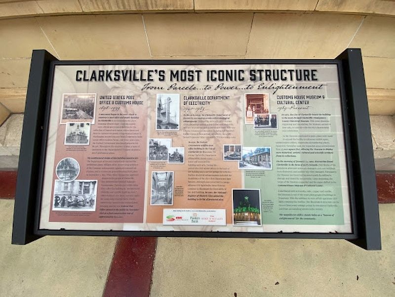 Clarksville's Most Iconic Structure Marker image. Click for full size.