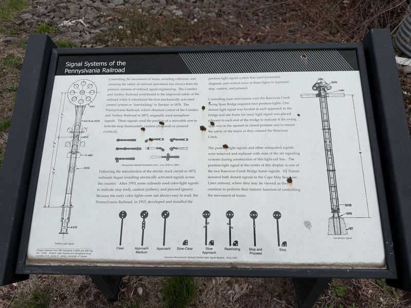 Signal Systems of the Pennsylvania Railroad Marker. Click for full size. Signal Systems of the Pennsylvania Railroad Marker image. Click for full size.