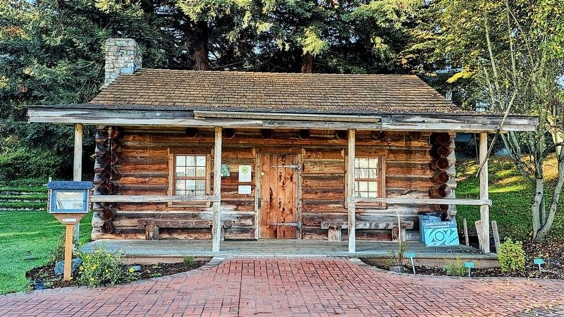 Job Carr Cabin Museum Marker. Click for full size. Job Carr Cabin Museum Marker image. Click for full size.