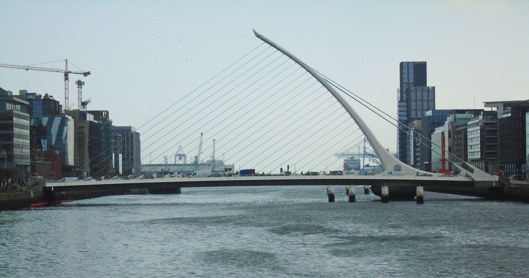 Samuel Beckett Bridge. Click for full size. Samuel Beckett Bridge image. Click for full size.
