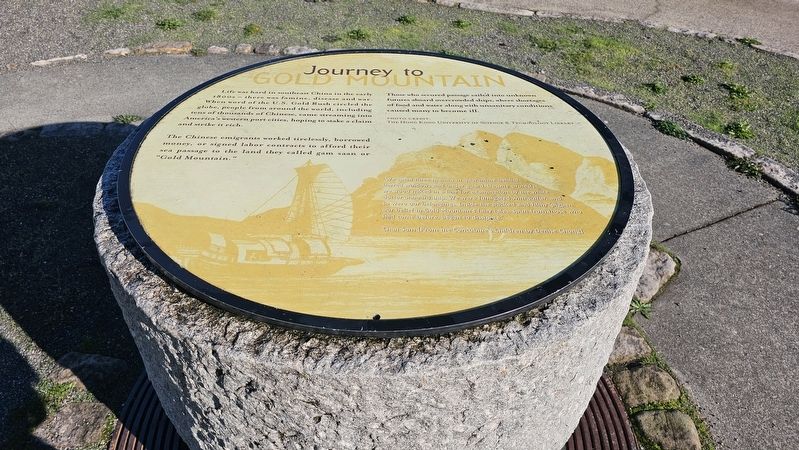 Journey to Gold Mountain Marker image. Click for full size.
