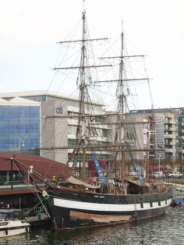 Famine Ship Jeanie Johnston (replica). Click for full size. Famine Ship Jeanie Johnston (replica) image. Click for full size.