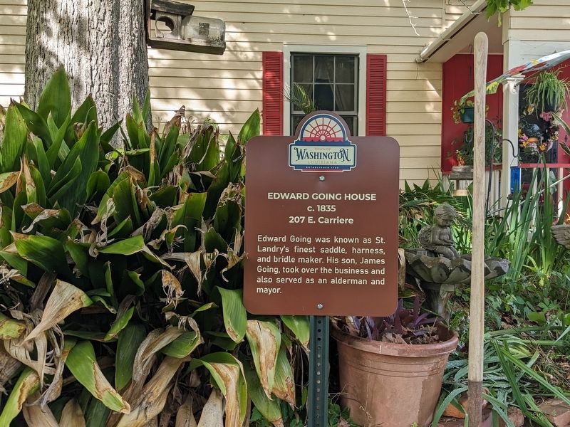 Edward Going House Marker image. Click for full size.
