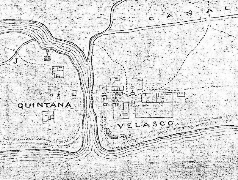 Detail from 1862 Tipton Walker Map at mouth of Brazos River image. Click for full size.