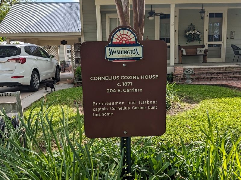 Cornelius Cozine House Marker. Click for full size. Cornelius Cozine House Marker image. Click for full size.