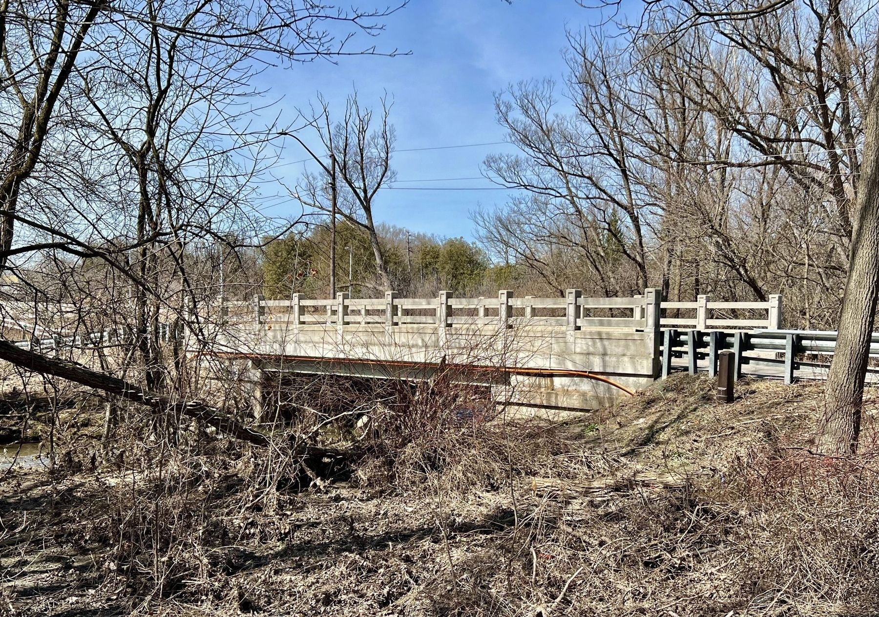 Huron Road Bridge, 2025. Click for full size. Huron Road Bridge, 2025 image. Click for full size.