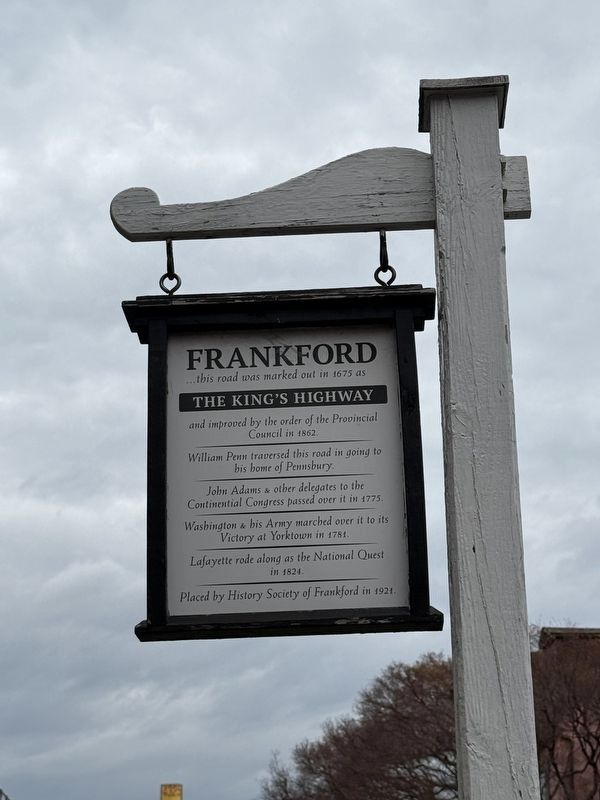 The King's Highway Marker. Click for full size. The King's Highway Marker image. Click for full size.