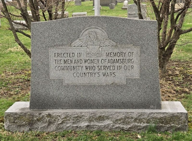 Adamsburg Community Veterans Memorial image. Click for full size.