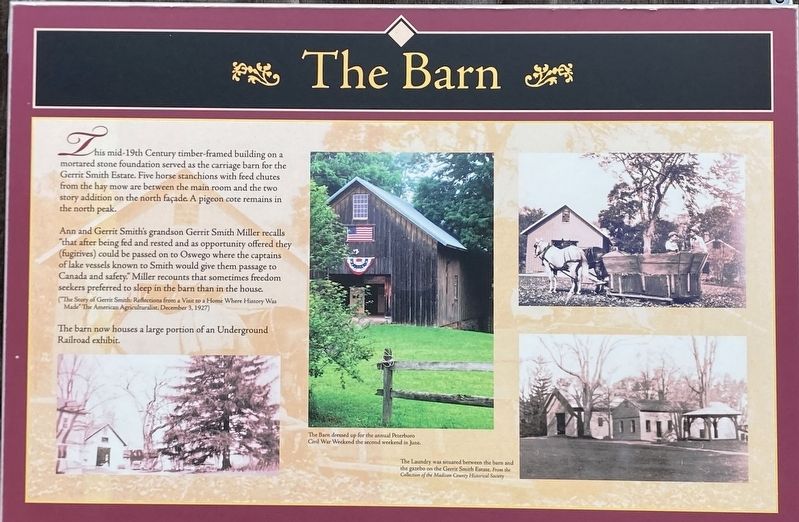 The Barn Marker. Click for full size. The Barn Marker image. Click for full size.