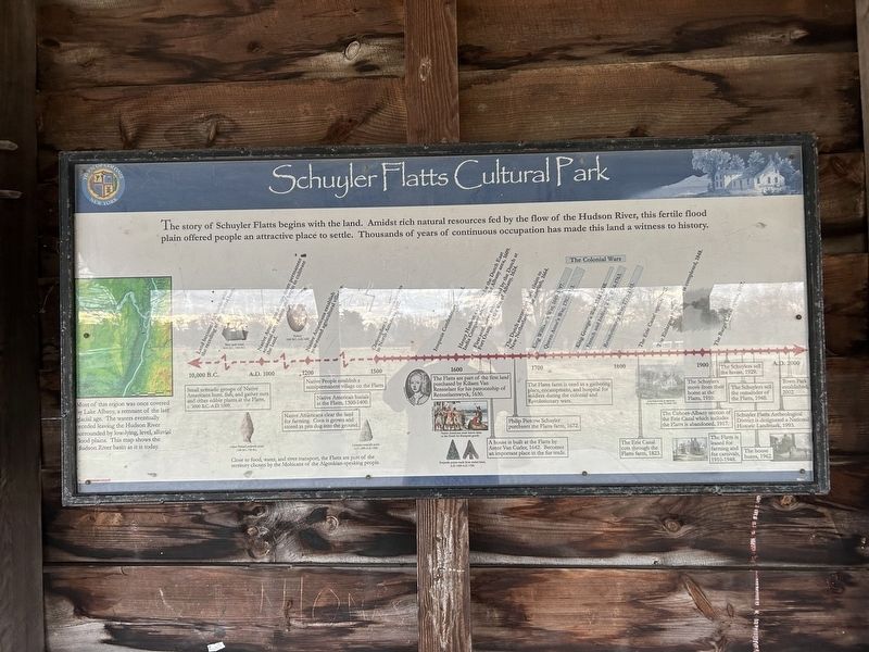 Schuyler Flatts Cultural Park Marker. Click for full size. Schuyler Flatts Cultural Park Marker image. Click for full size.
