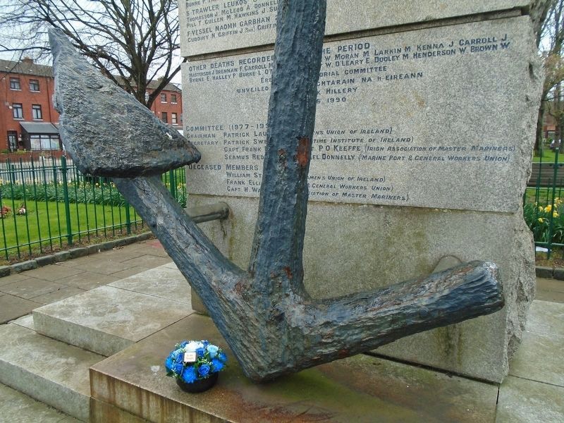 Irish Seaman's National Memorial Broken Anchor. Click for full size. Irish Seaman's National Memorial Broken Anchor image. Click for full size.