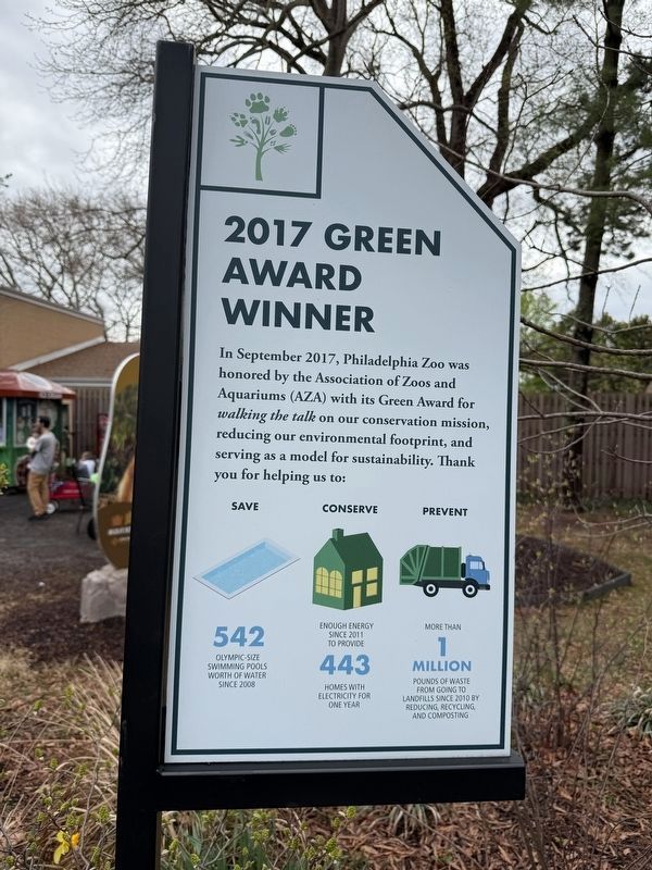 2017 Green Award Winner Marker image. Click for full size.