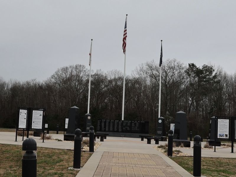 Jackson County Veterans Memorial. Click for full size. Jackson County Veterans Memorial image. Click for full size.