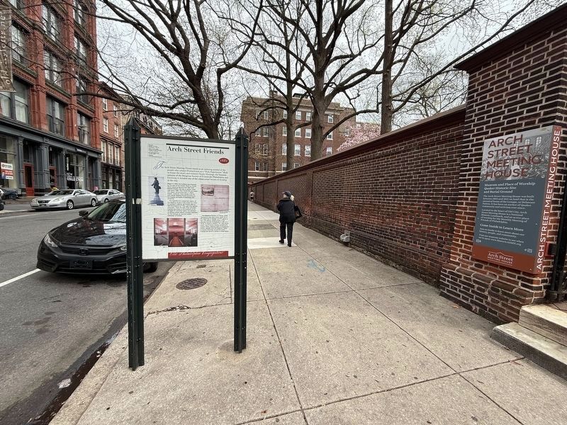 Arch Street Friends Marker. Click for full size. Arch Street Friends Marker image. Click for full size.