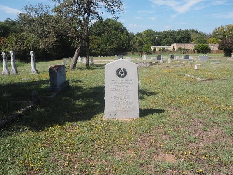 Samuel Joseph Redgate Marker - wide view image. Click for full size.