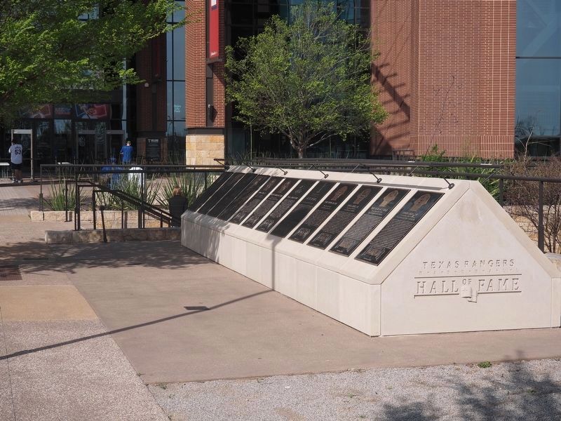 Texas Rangers Baseball Hall of Fame image. Click for full size.
