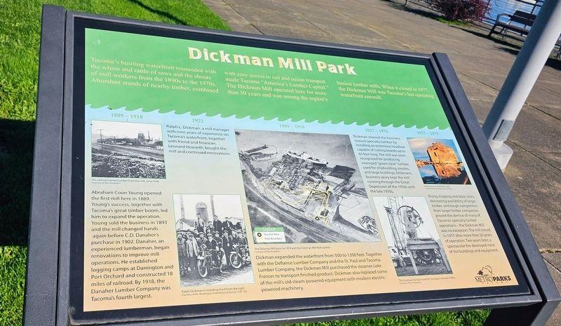 Dickman Mill Park Marker. Click for full size. Dickman Mill Park Marker image. Click for full size.