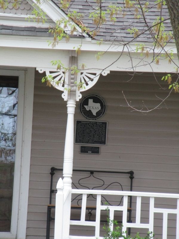 Thomason-Scott House Marker image. Click for full size.