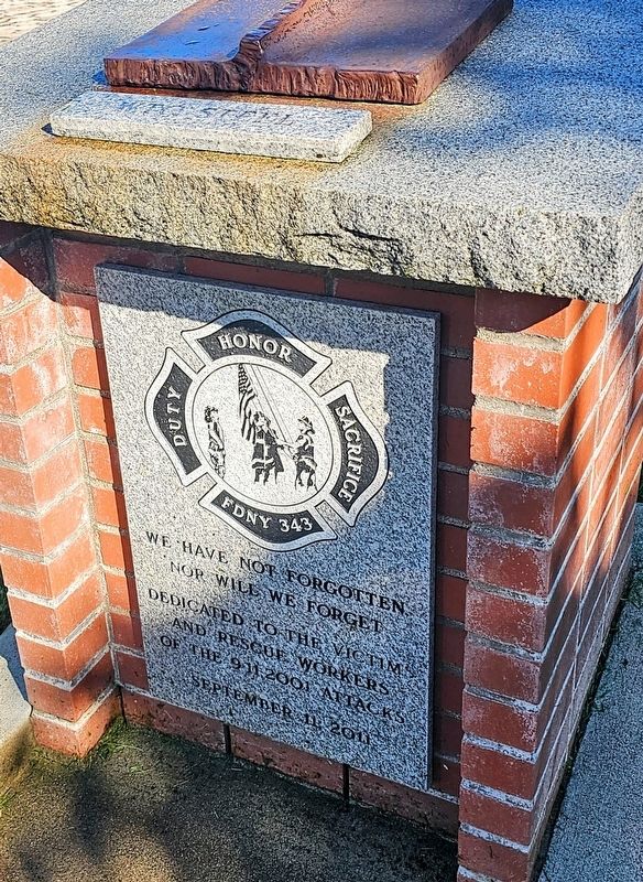 September 11th Memorial Marker. Click for full size. September 11th Memorial Marker image. Click for full size.