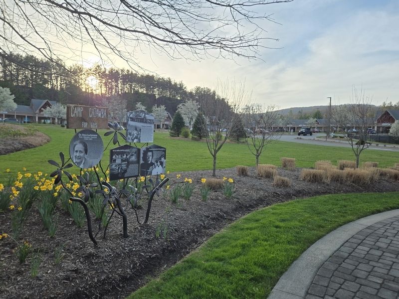 Full view of marker set. Shoppes on the Parkway in the background image. Click for full size.