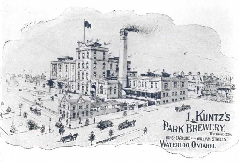 The original Kuntz Park Brewery ca 1900. Click for full size. The original Kuntz Park Brewery ca 1900 image. Click for full size.