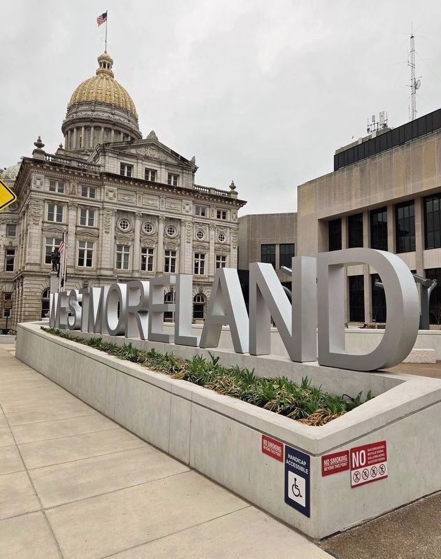 Westmoreland County Courthouse Plaza. Click for full size. Westmoreland County Courthouse Plaza image. Click for full size.