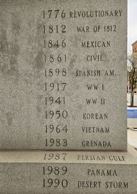 Westmoreland County Veterans Memorial. Click for full size. Westmoreland County Veterans Memorial image. Click for full size.