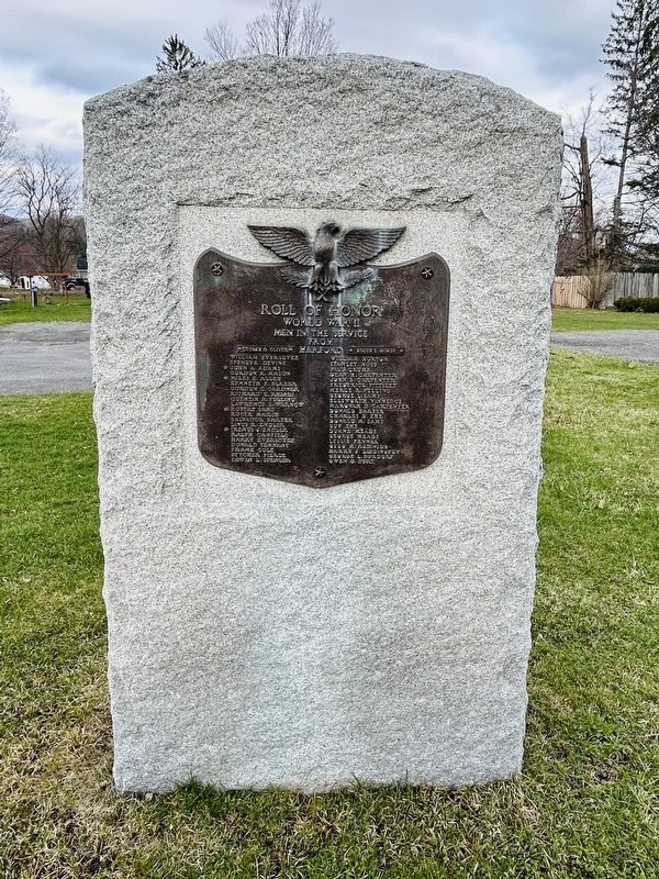 Roll of Honor Marker. Click for full size. Roll of Honor Marker image. Click for full size.