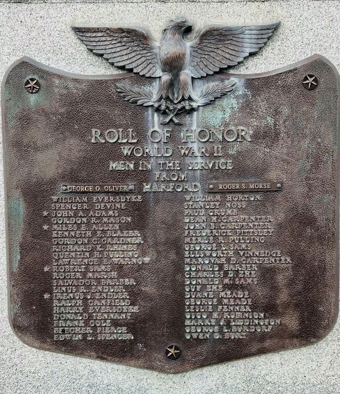 Roll of Honor Marker. Click for full size. Roll of Honor Marker image. Click for full size.