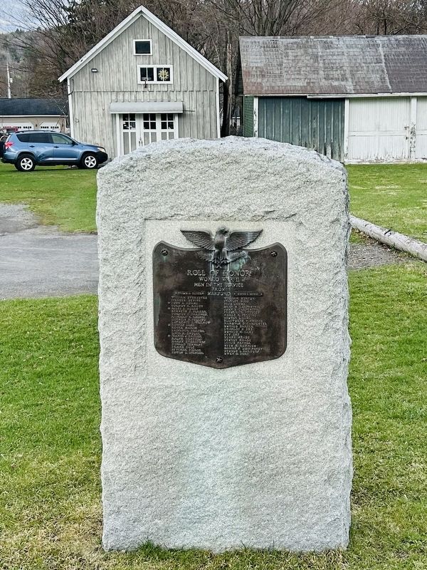 Roll of Honor Marker. Click for full size. Roll of Honor Marker image. Click for full size.