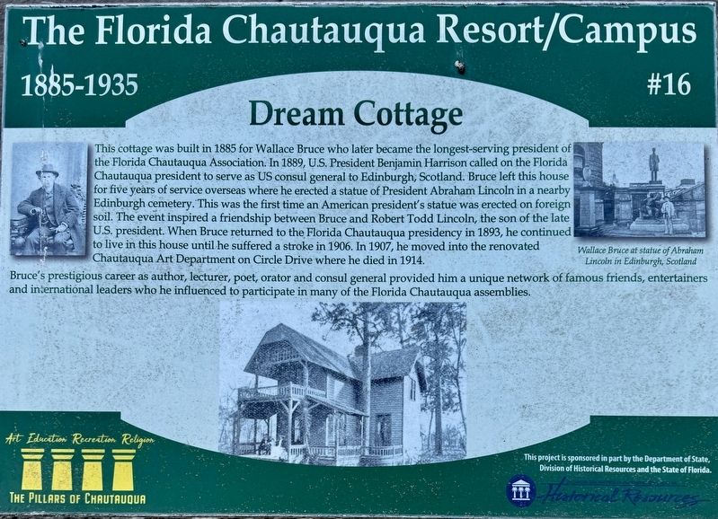Dream Cottage Marker. Click for full size. Dream Cottage Marker image. Click for full size.