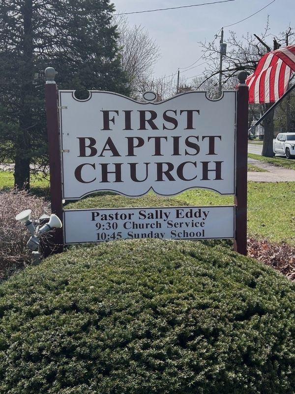 First Baptist Church of Canastota NY. Click for full size. First Baptist Church of Canastota NY image. Click for full size.