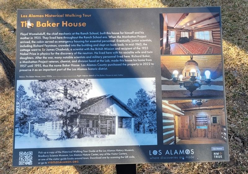 The Baker House Marker image. Click for full size.