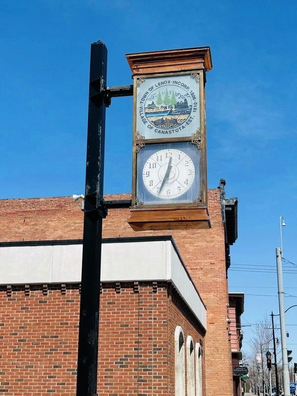 Lenox Town Clock. Click for full size. Lenox Town Clock image. Click for full size.