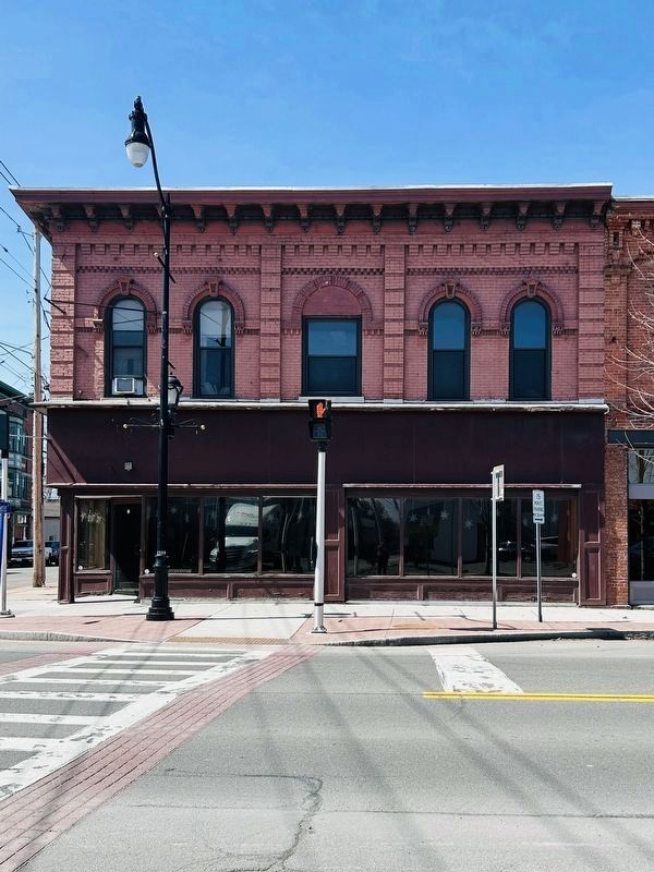 The Bruno Building facade on South Peterboro Street.. Click for full size. The Bruno Building facade on South Peterboro Street. image. Click for full size.