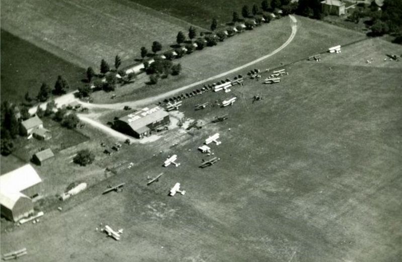 Kitchener-Waterloo Municipal Airport, ca 1930. Click for full size. Kitchener-Waterloo Municipal Airport, ca 1930 image. Click for full size.